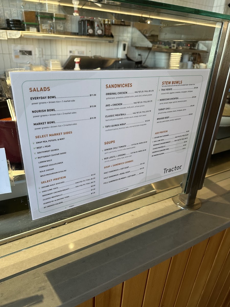 Menu Tractor Everyday Healthy Foods - Park Royal-4